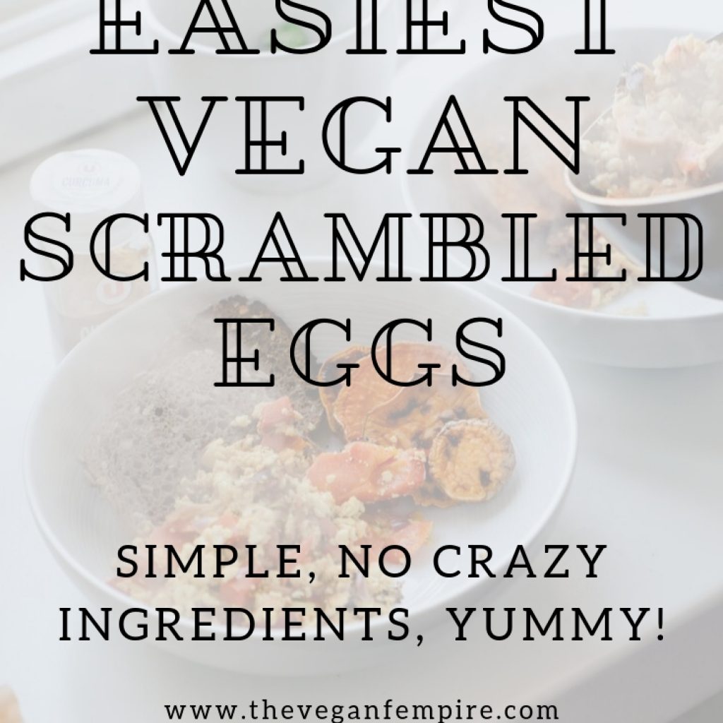 vegan scrambled eggs