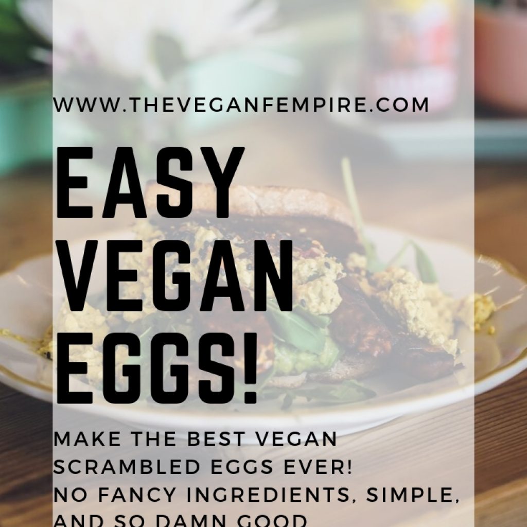 vegan scrambled eggs